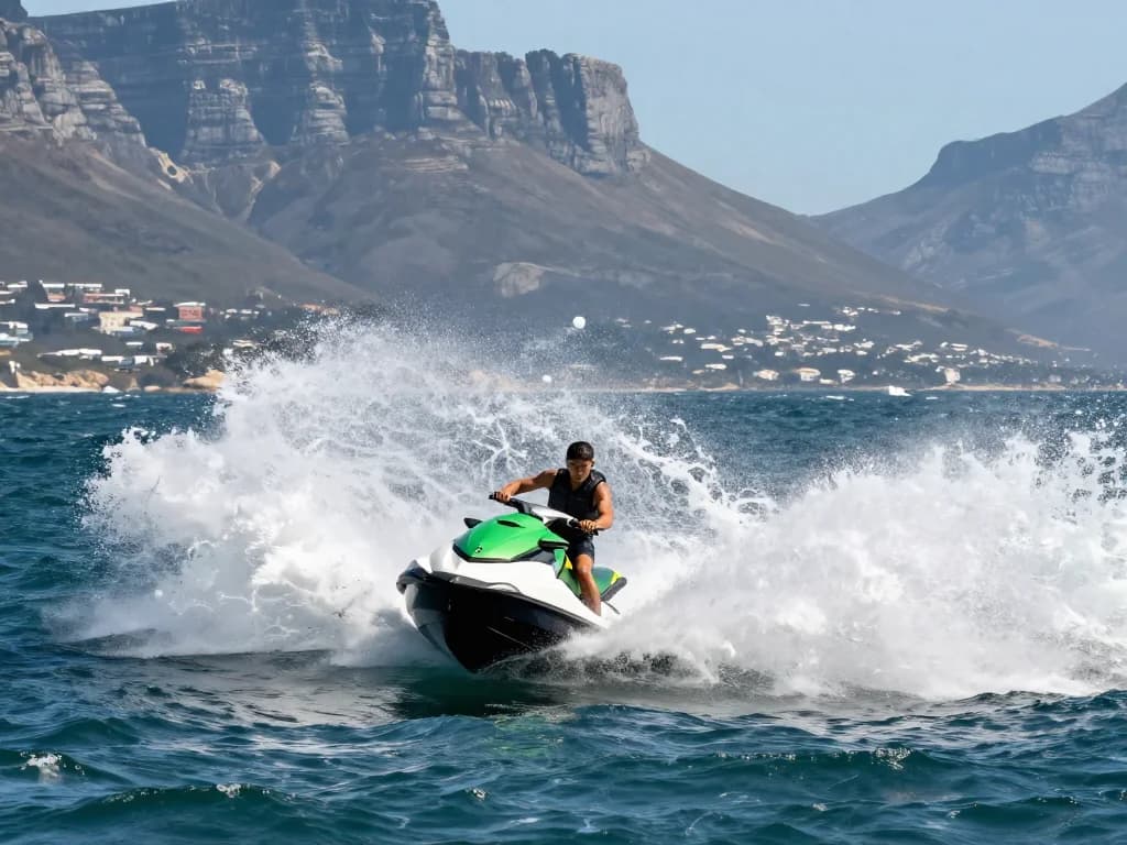Jetski по Атлантическому океану