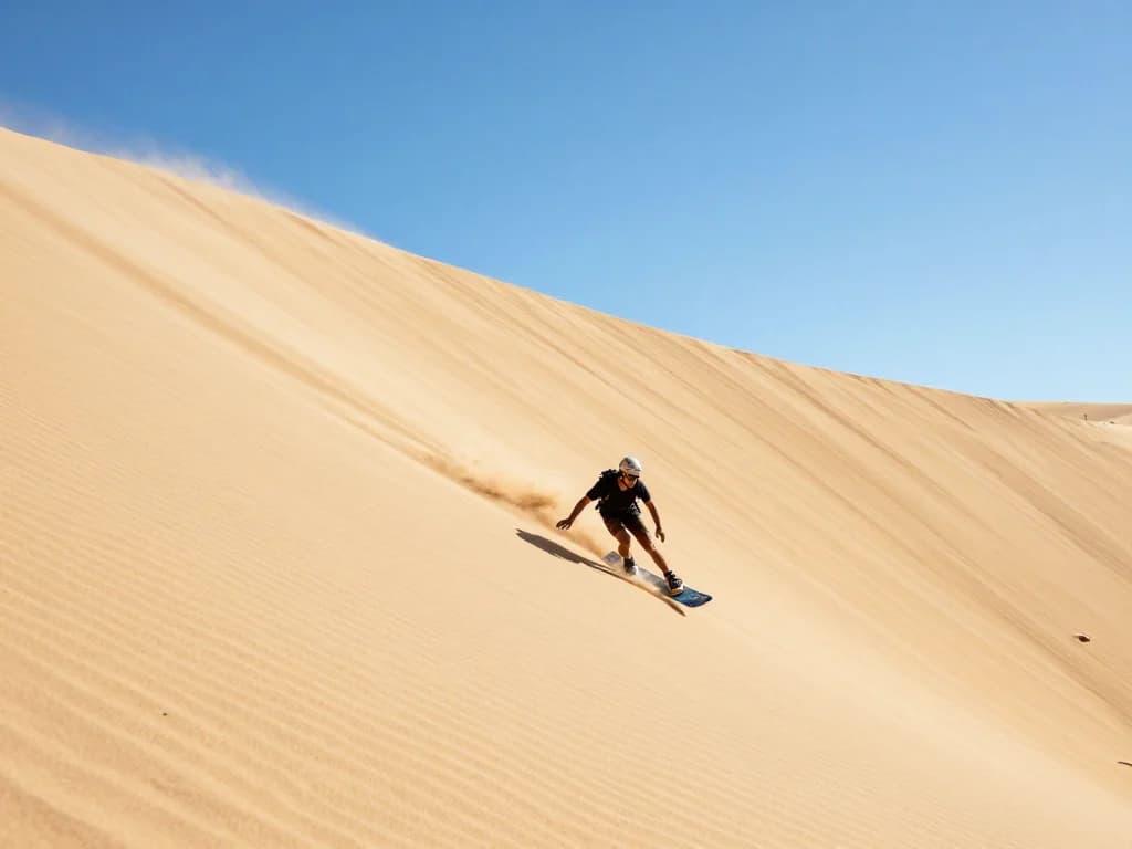 Sandboarding по дюнам